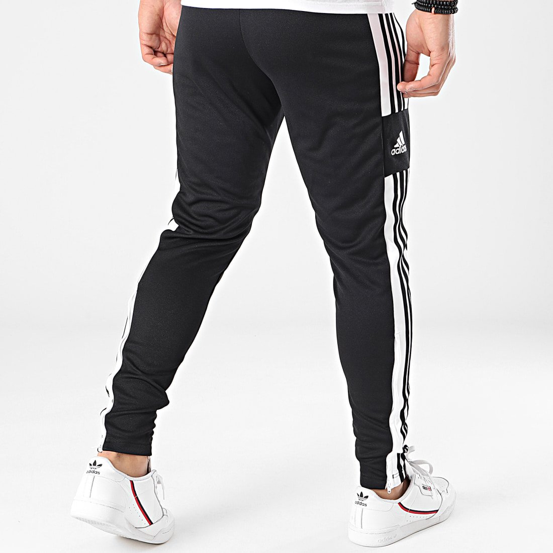 Pantalon Jogging A Bandes SQ21 GK9545 Noir – Image 3