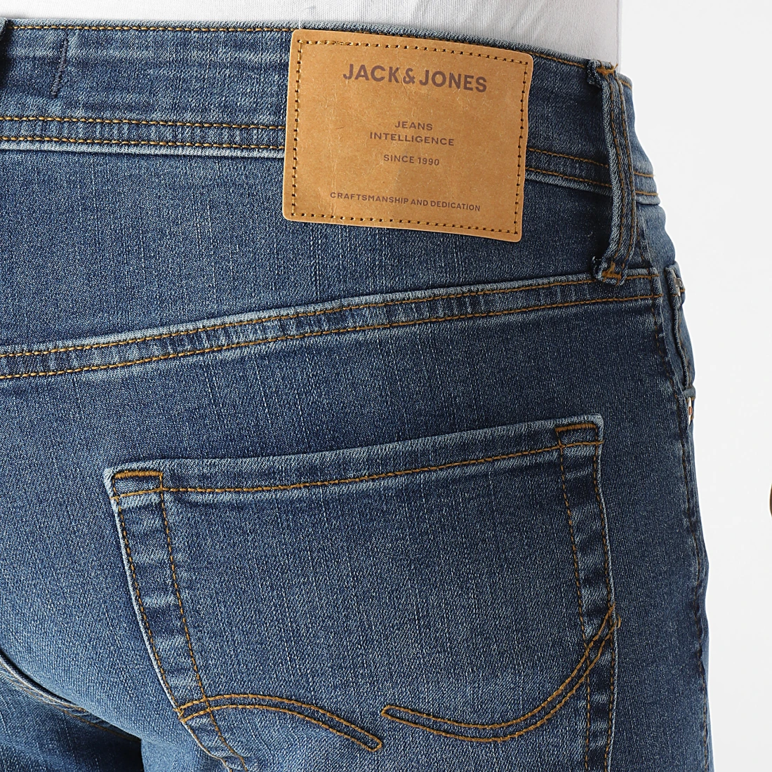 Jean Slim Glenn Original Bleu Denim – Image 2