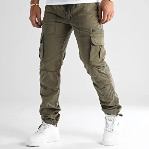 Pantalon Cargo 0171 Vert Kaki