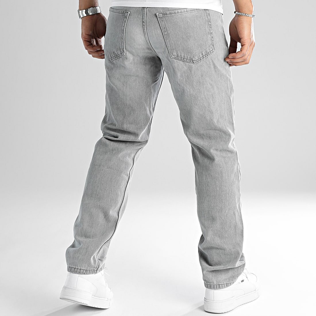 Jean Relaxed Fit 2507 Denim Gris Clair – Image 3
