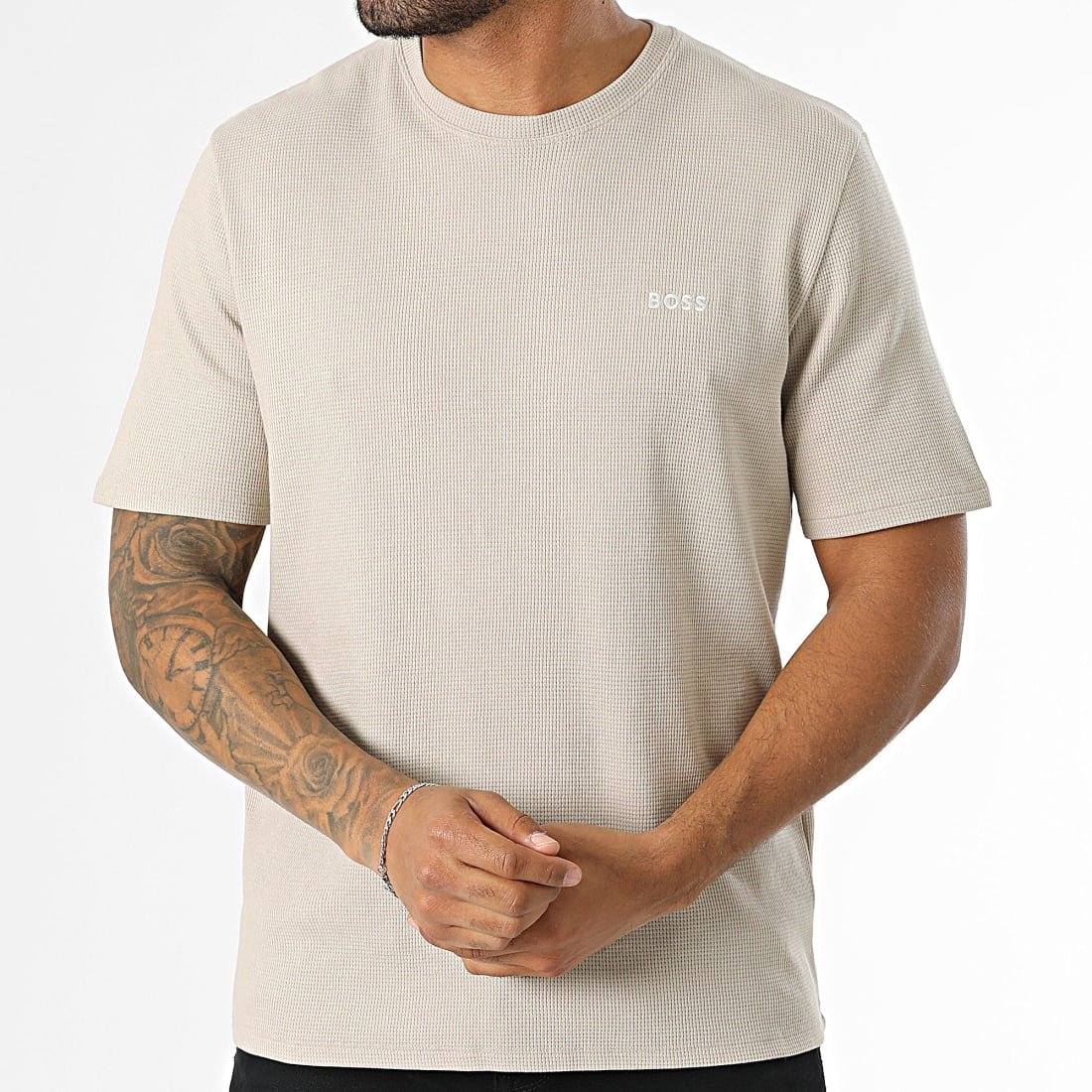 Tee Shirt Waffle 50535891 Beige – Image 2